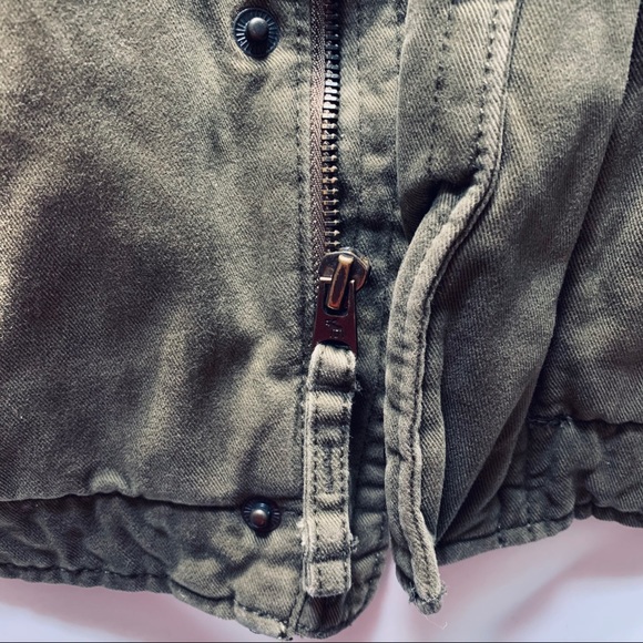 ABERCROMBIE KIDS military green jacket size XL - Picture 12 of 15
